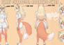 design a furry reference sheet anthro ref sheet nsfw fursona art furry ref sheet